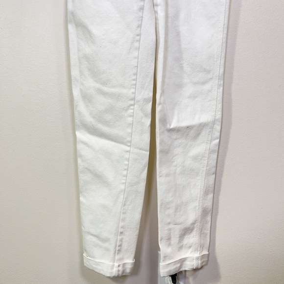 H&M | WHITE  DENIM OVERALL - Picture 8 of 9